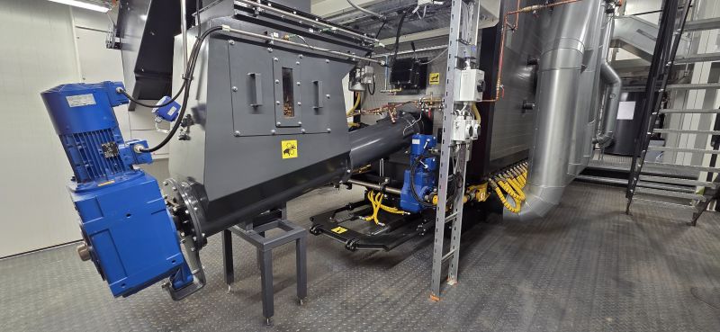 Bio Mobitek boiler equipment inside the Kortesjärvi plant